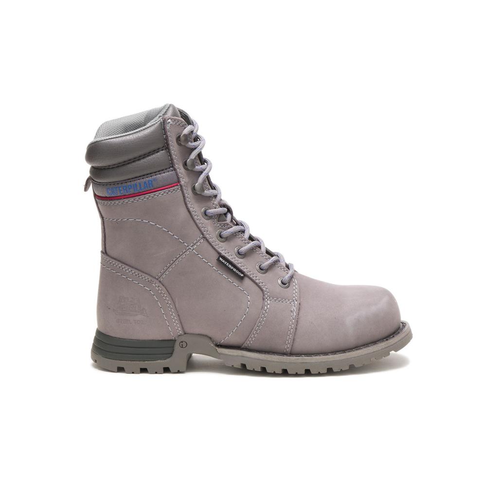 Buty Ze Stalowymi Noskami Caterpillar Echo Waterproof Steel Toe Damskie Szare | ZORXH-6528