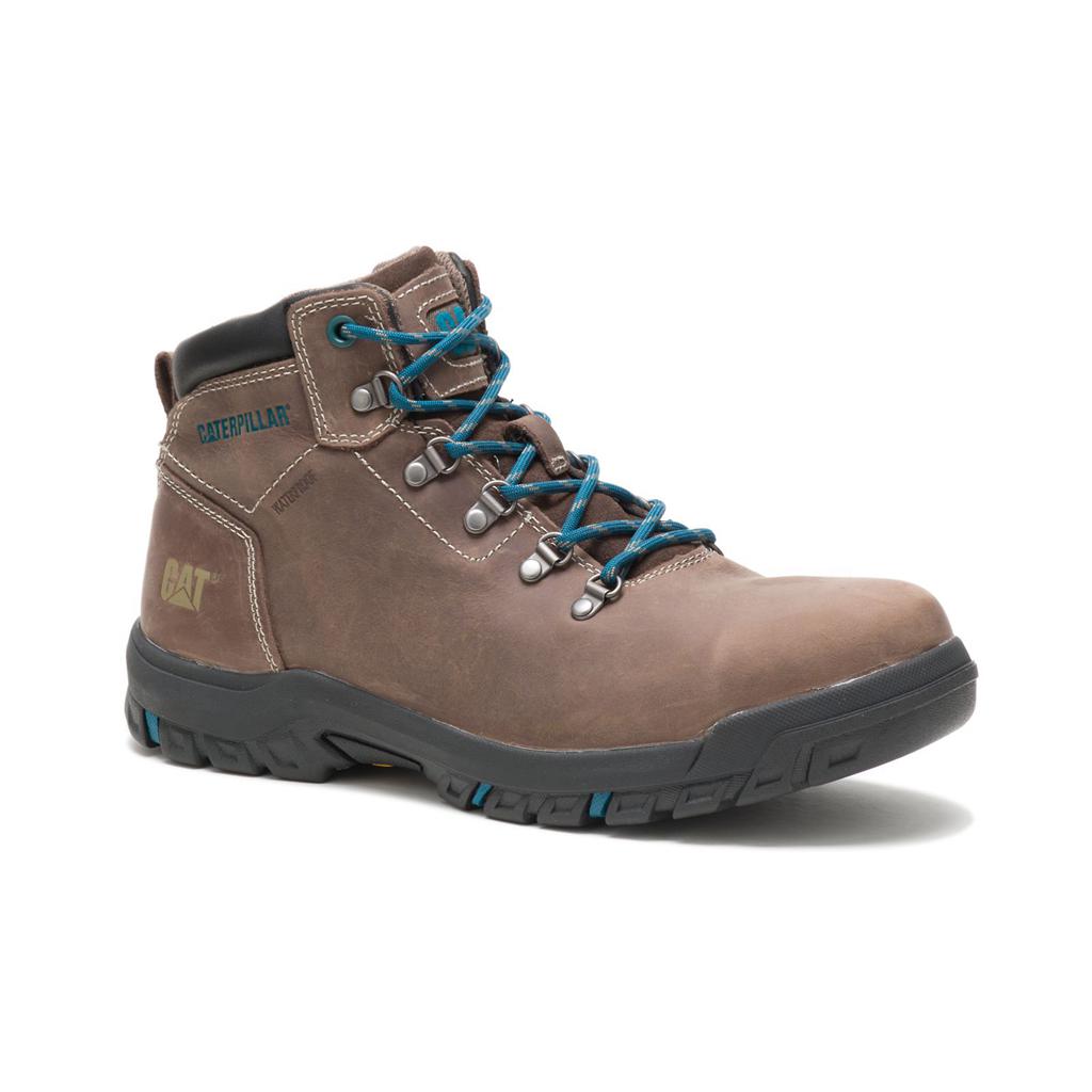 Buty Ze Stalowymi Noskami Caterpillar Mae Steel Toe Waterproof Damskie Brązowe | MBRQK-4305