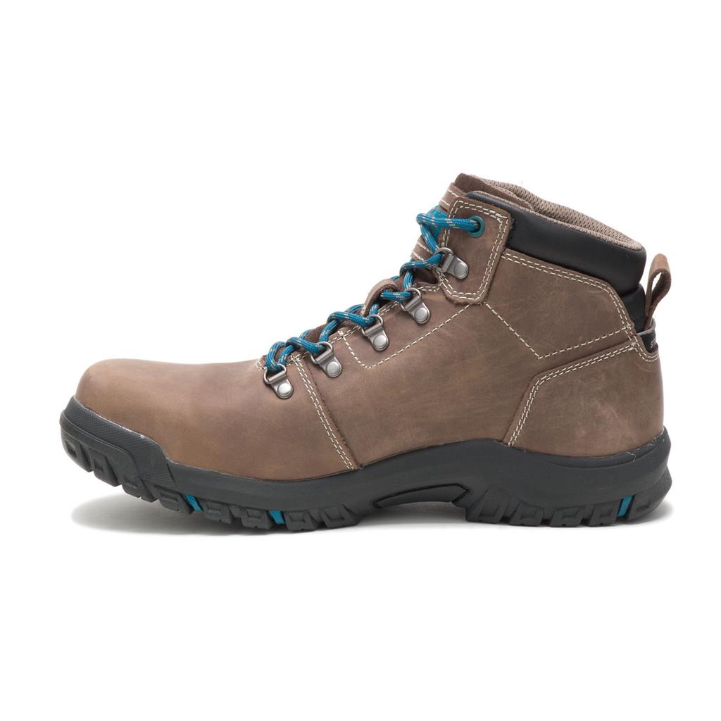 Buty Ze Stalowymi Noskami Caterpillar Mae Steel Toe Waterproof Damskie Brązowe | MBRQK-4305