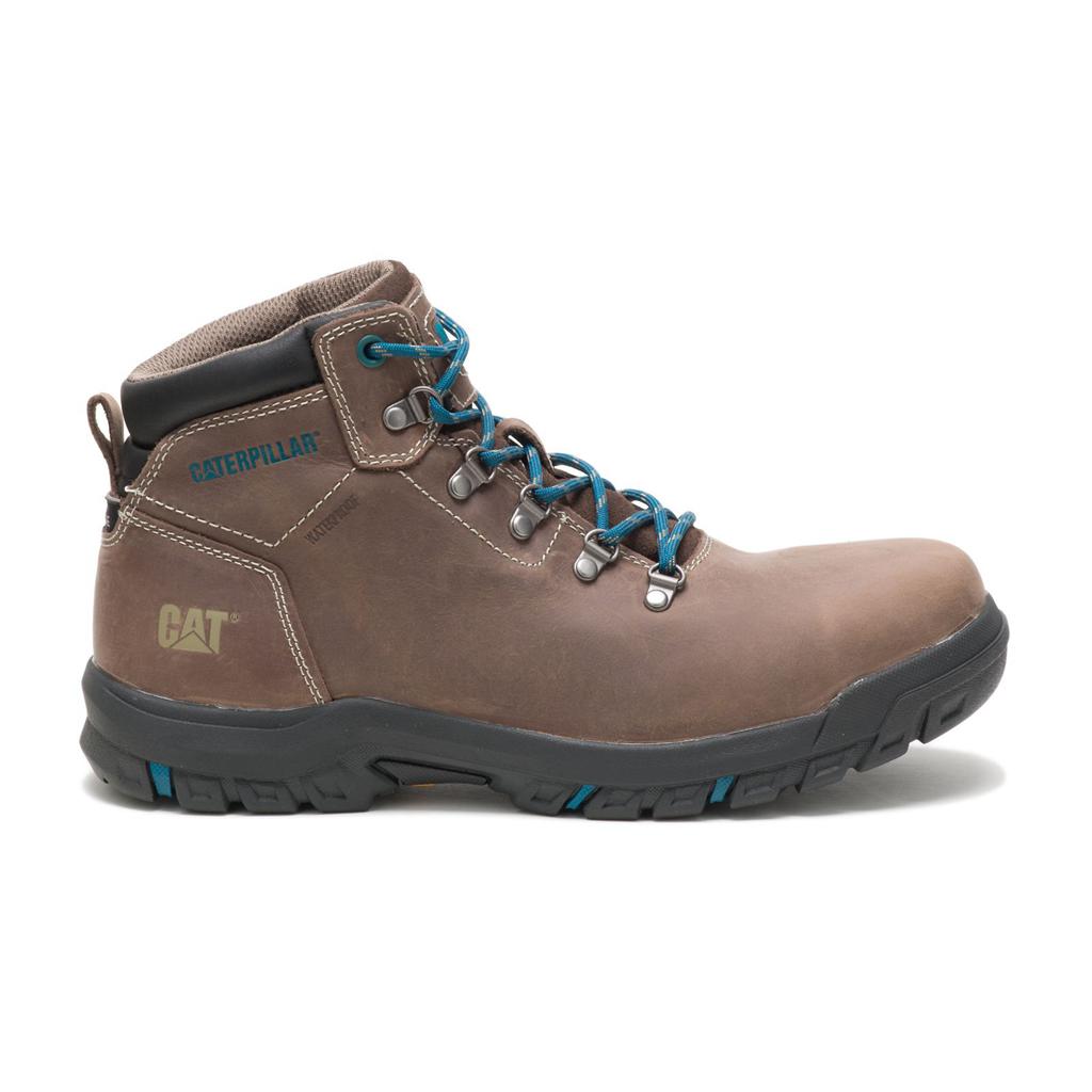 Buty Ze Stalowymi Noskami Caterpillar Mae Steel Toe Waterproof Damskie Brązowe | MBRQK-4305