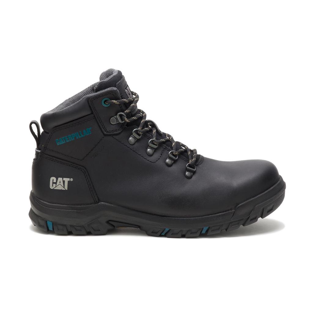 Buty Ze Stalowymi Noskami Caterpillar Mae Steel Toe Waterproof Damskie Czarne | WXCPD-6294