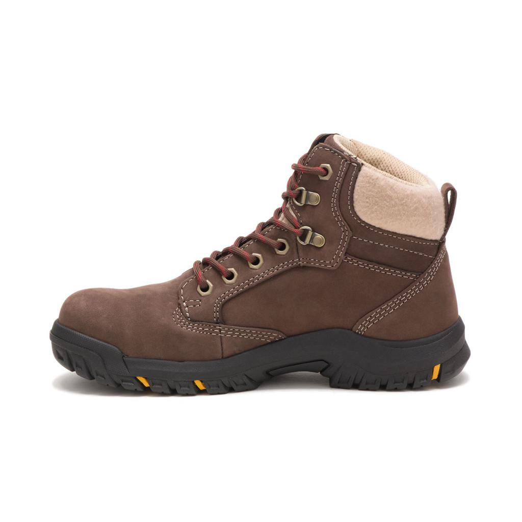 Buty Ze Stalowymi Noskami Caterpillar Tess Steel Toe Damskie Czekolada | PUDQH-0657