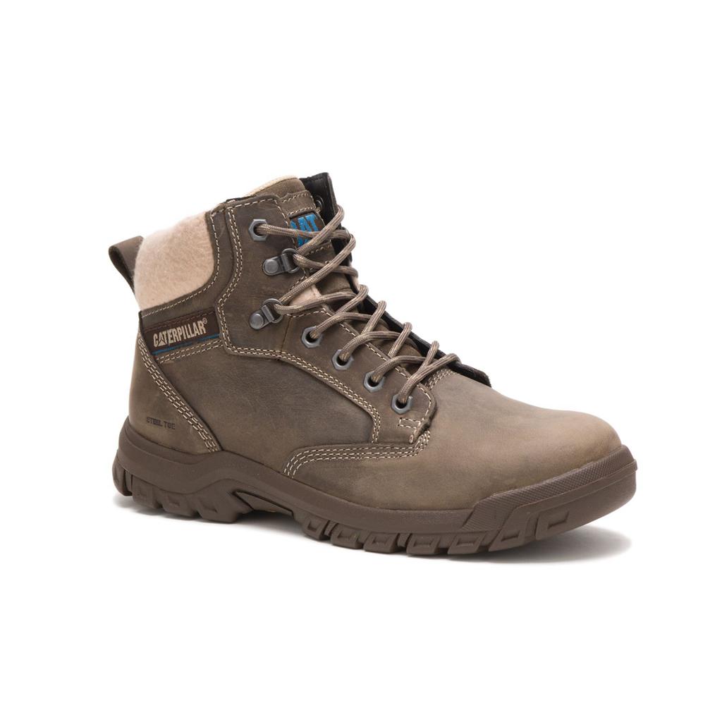 Buty Ze Stalowymi Noskami Caterpillar Tess Steel Toe Damskie Ciemny Szare | YVXOJ-4561