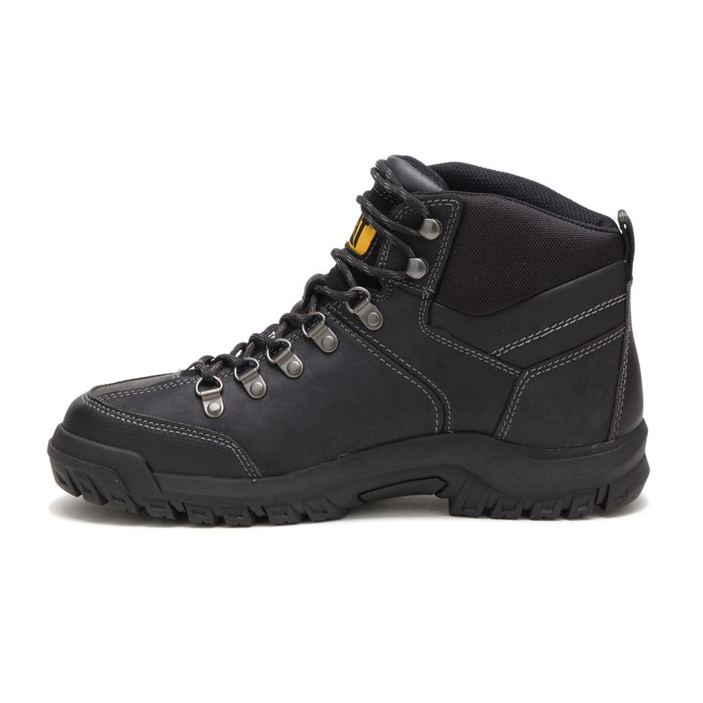 Buty Ze Stalowymi Noskami Caterpillar Threshold Waterproof Steel Toe Męskie Czarne | VLKOH-6489