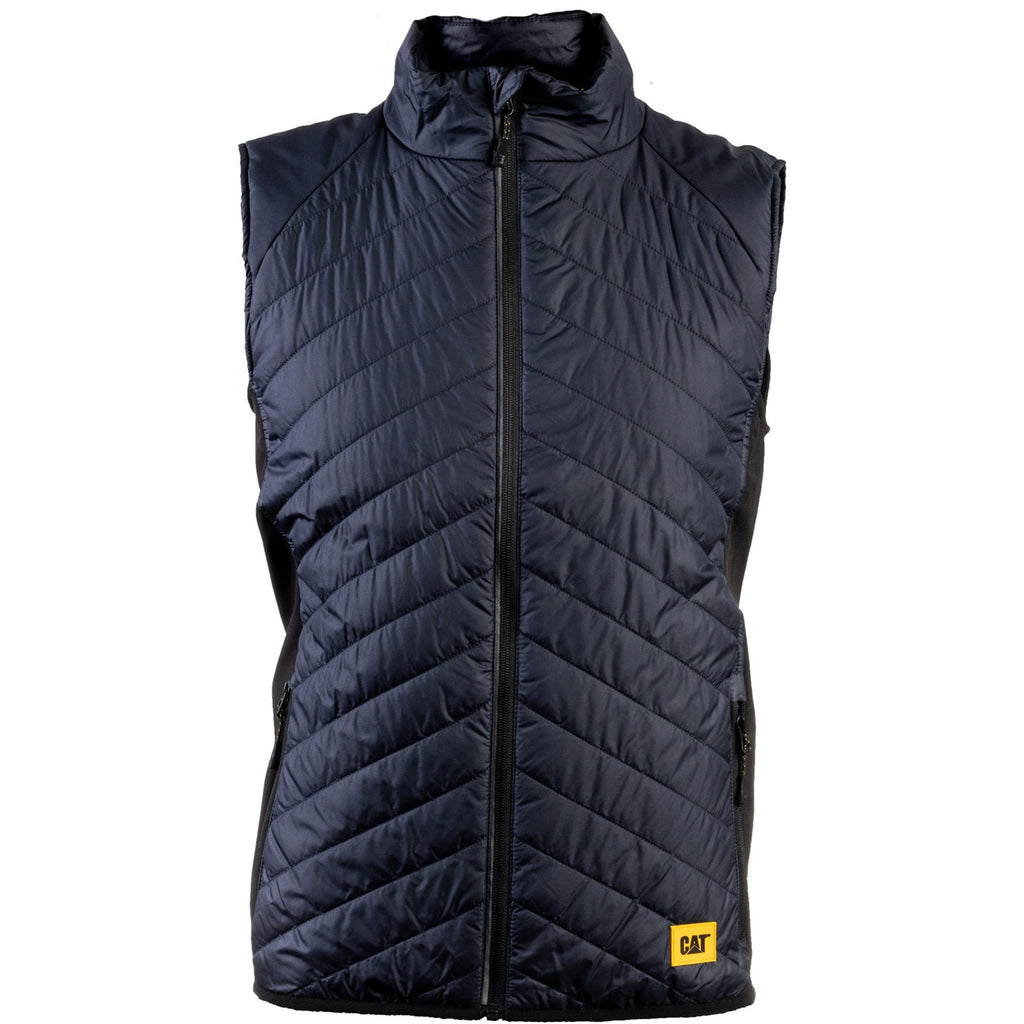 Kamizelki Ocieplane Caterpillar Trades Hybryd Body Warmer Męskie Granatowe | PXQRJ-0142