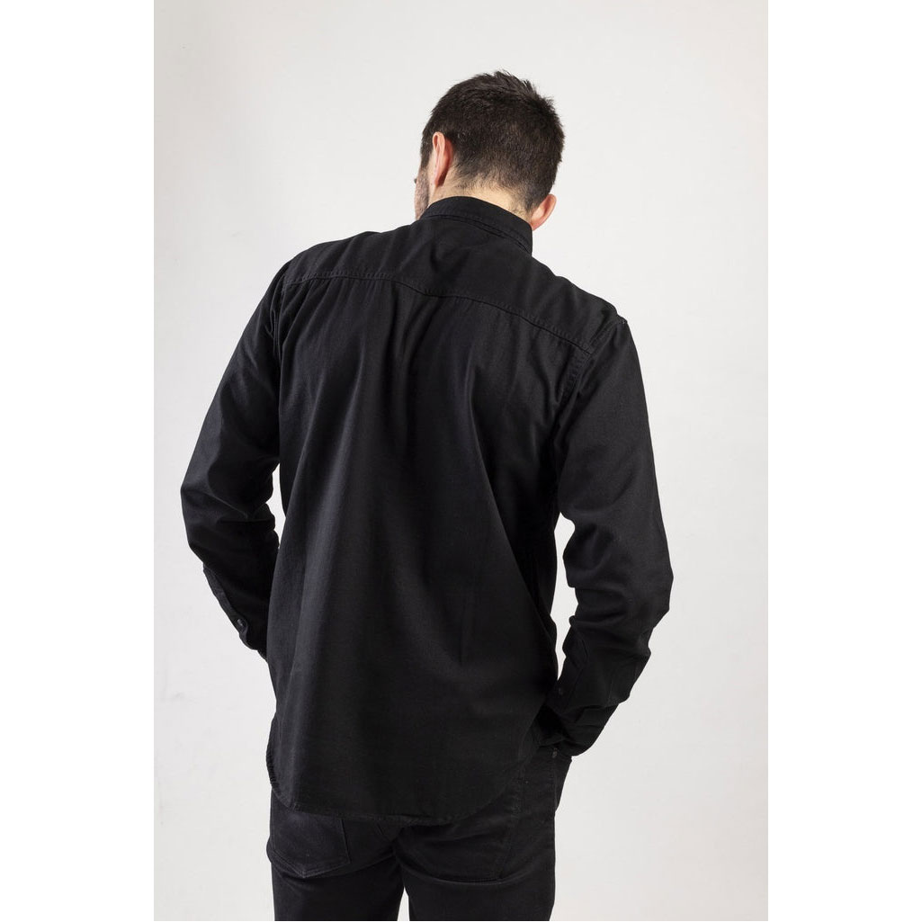 Koszule Caterpillar Button Up L/S Męskie Czarne | MSKQO-1436