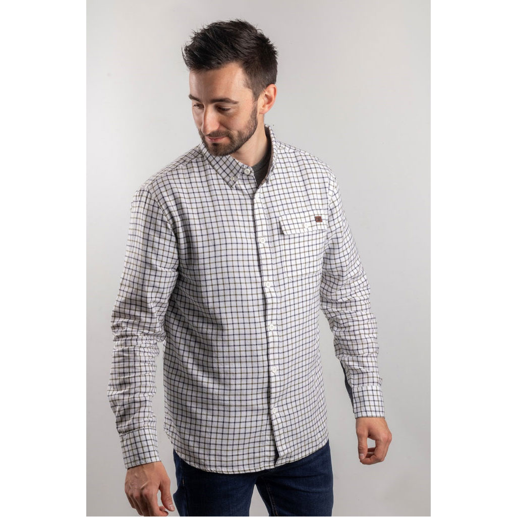 Koszule Caterpillar Tattersall Button Down Męskie Zielone | COUJL-8703