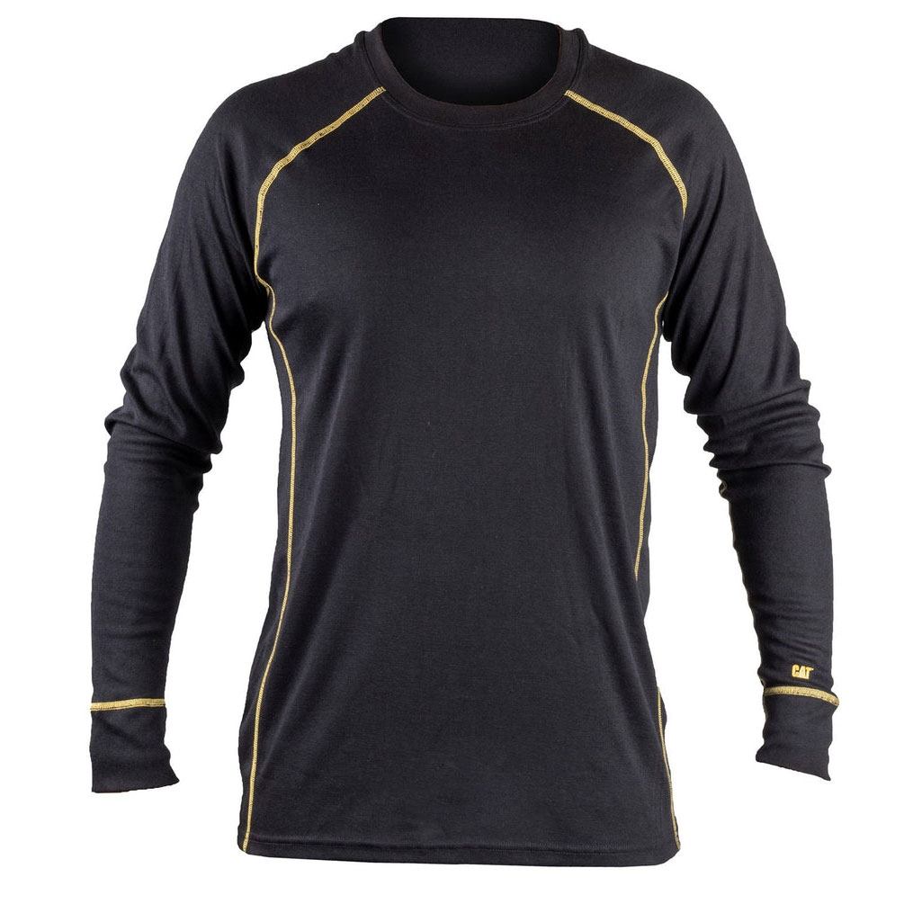 Koszule Caterpillar Thermo Long Sleeve Męskie Czarne | PRUEB-3781