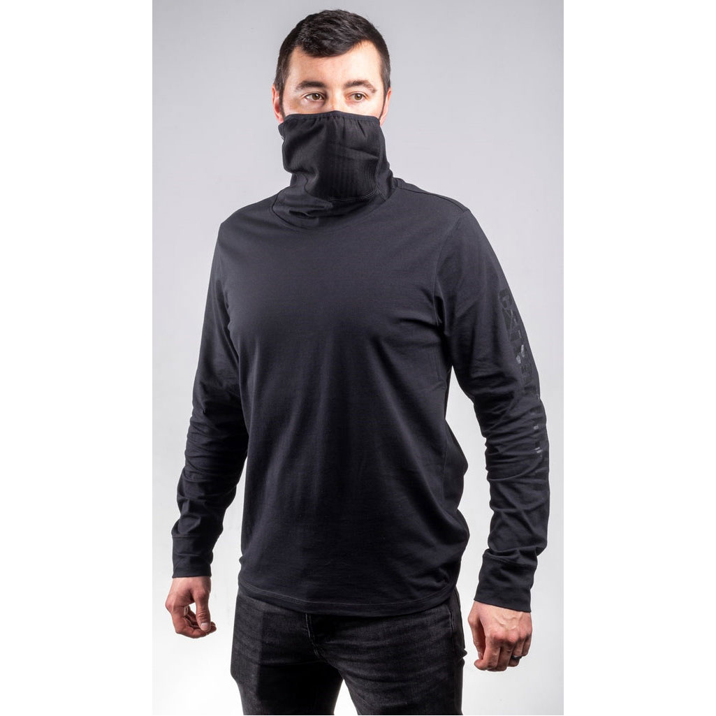 Koszulki Caterpillar Viraloff Long Sleeve Gaiter Męskie Czarne | DKQUY-1376