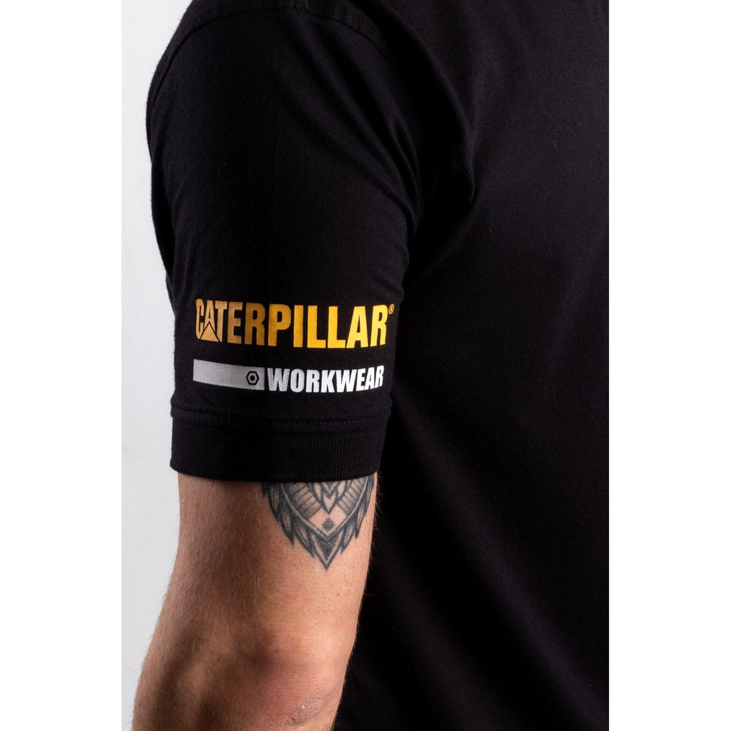 Koszulki Polo Caterpillar Essentials Polo Męskie Czarne | OXTJC-4980