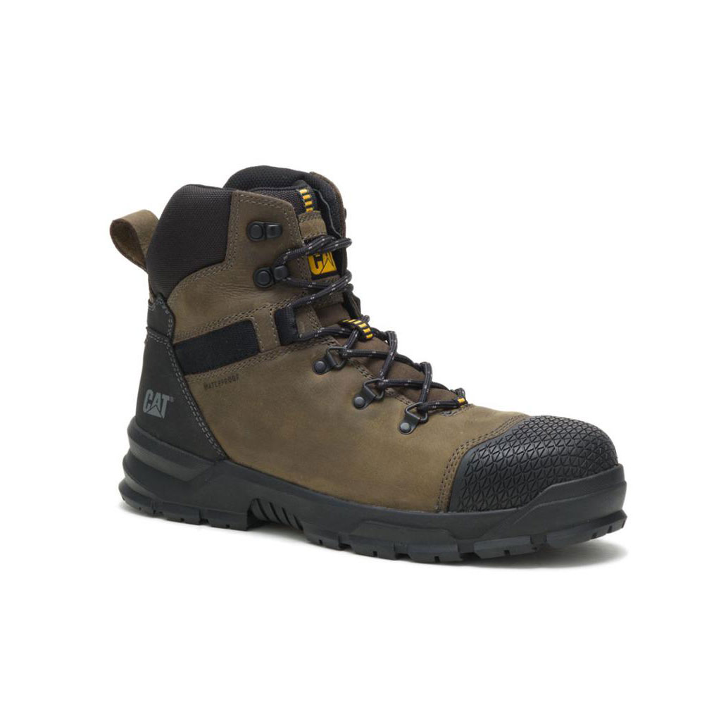 Kozaki Robocze Caterpillar Accomplice X Waterproof Steel Toe Męskie Zielone | OBZRU-0189