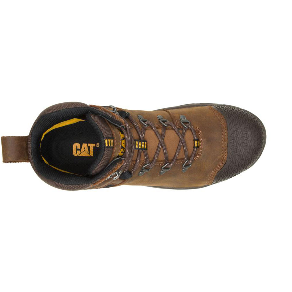 Kozaki Robocze Caterpillar Accomplice X Waterproof Steel Toe Męskie Brązowe | PJUWI-8051