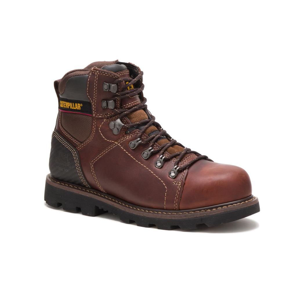 Kozaki Robocze Caterpillar Alaska 2.0 Steel Toe Męskie Brązowe | PKRNS-2467