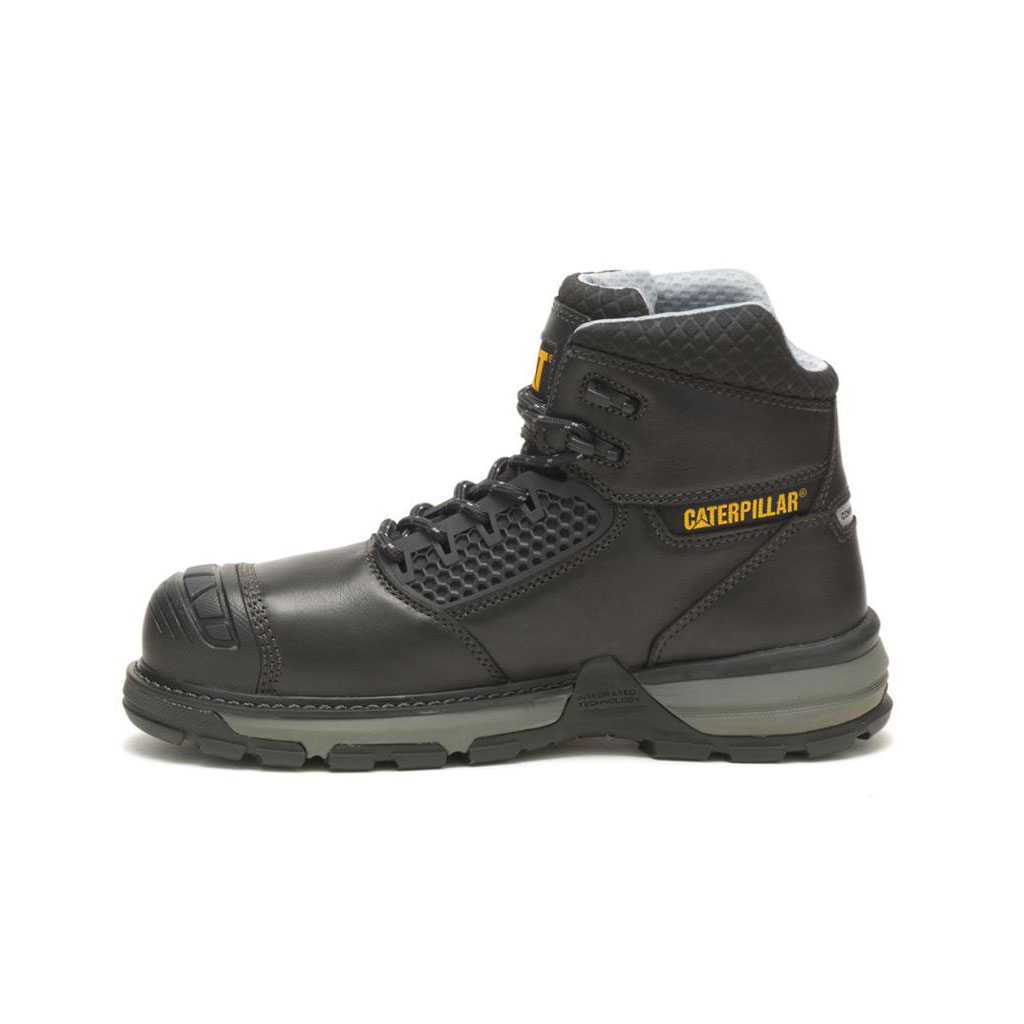 Kozaki Robocze Caterpillar Excavator Superlite Cool Carbon Composite Toe Męskie Czarne | ARIPB-1579