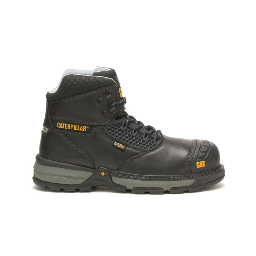 Kozaki Robocze Caterpillar Excavator Superlite Cool Carbon Composite Toe Męskie Czarne | ARIPB-1579