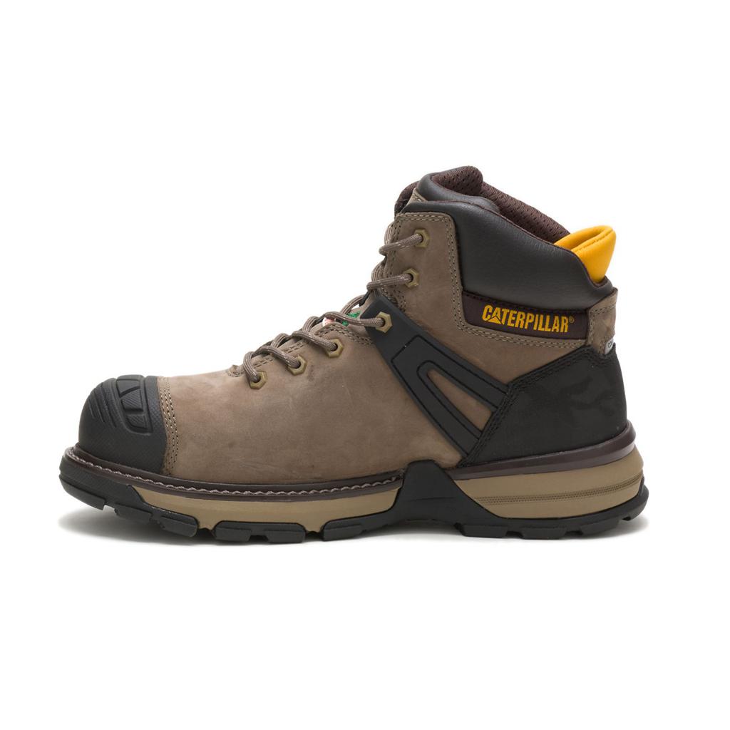 Kozaki Robocze Caterpillar Excavator Superlite Waterproof Nano Toe Csa Męskie Brązowe | BCOTY-8241