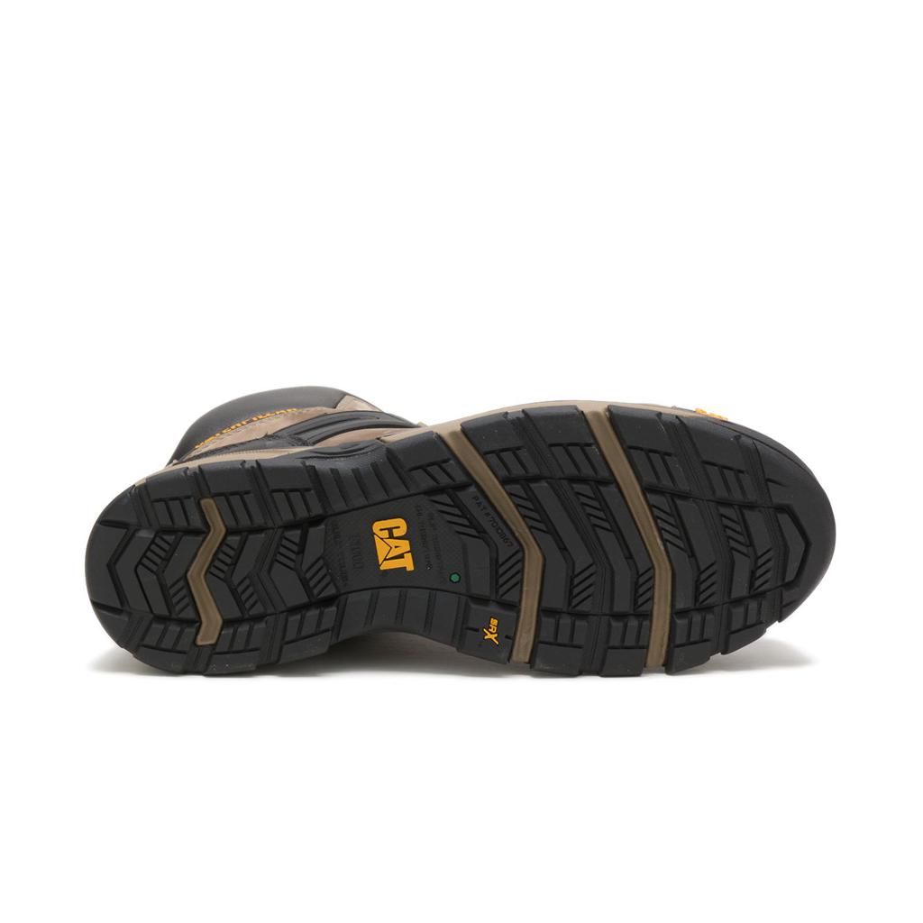 Kozaki Robocze Caterpillar Excavator Superlite Waterproof Nano Toe Csa Męskie Brown/Black | BZVNW-0296