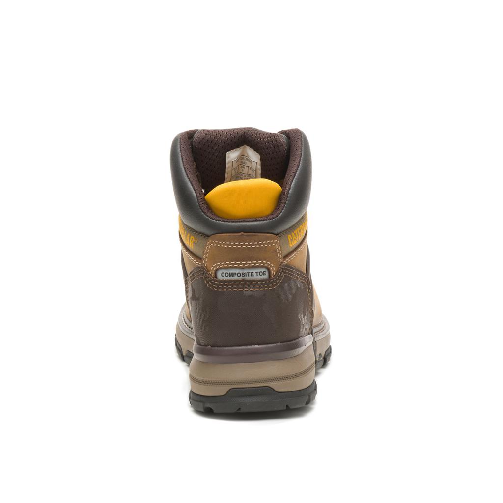 Kozaki Robocze Caterpillar Excavator Superlite Waterproof Nano Toe Csa Męskie Brązowe | HOKAE-2036