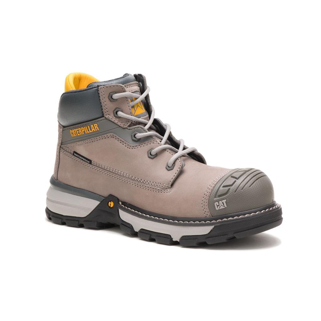 Kozaki Robocze Caterpillar Excavator Superlite Waterproof Nano Toe Damskie Khaki | NPDAQ-9378