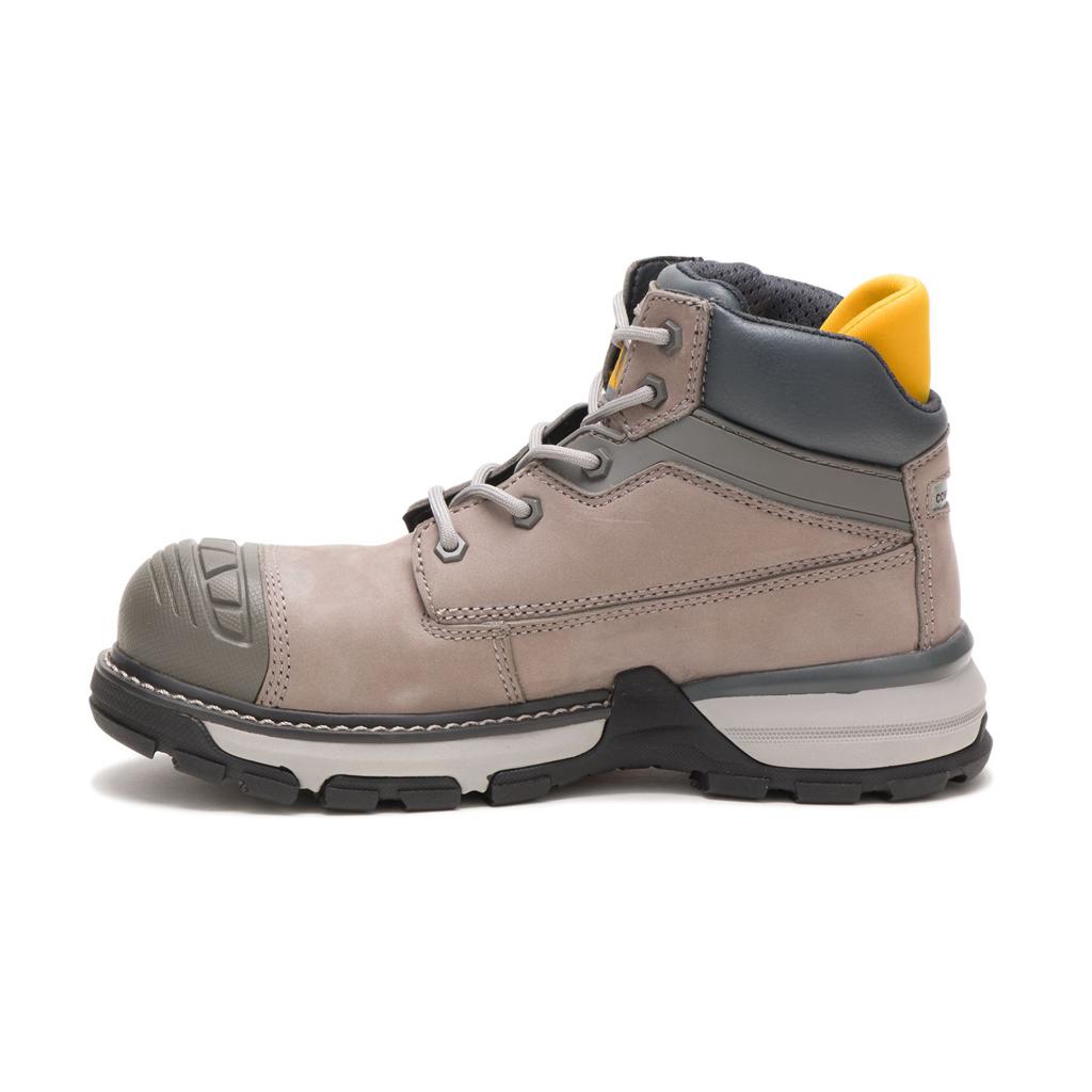 Kozaki Robocze Caterpillar Excavator Superlite Waterproof Nano Toe Damskie Khaki | NPDAQ-9378