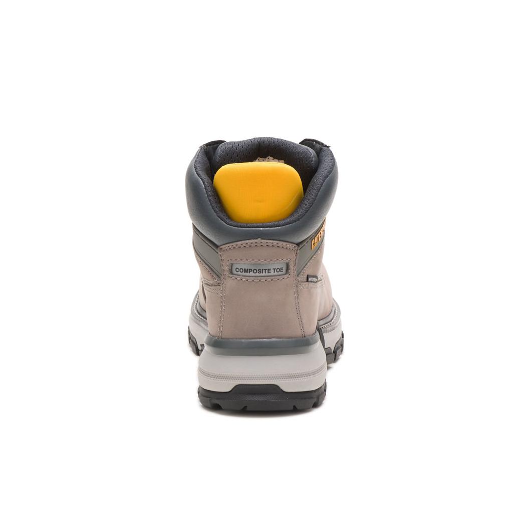 Kozaki Robocze Caterpillar Excavator Superlite Waterproof Nano Toe Damskie Khaki | NPDAQ-9378