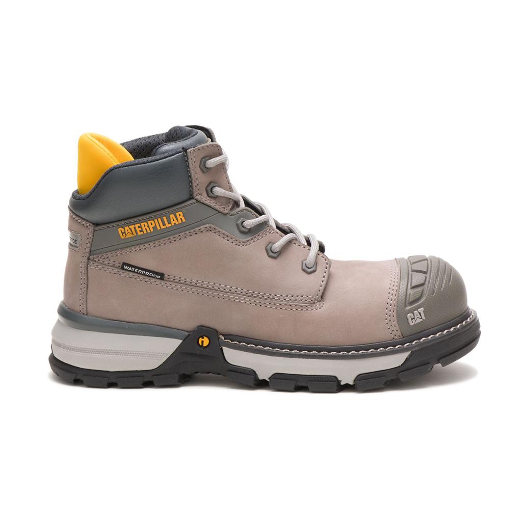 Kozaki Robocze Caterpillar Excavator Superlite Waterproof Nano Toe Damskie Khaki | NPDAQ-9378