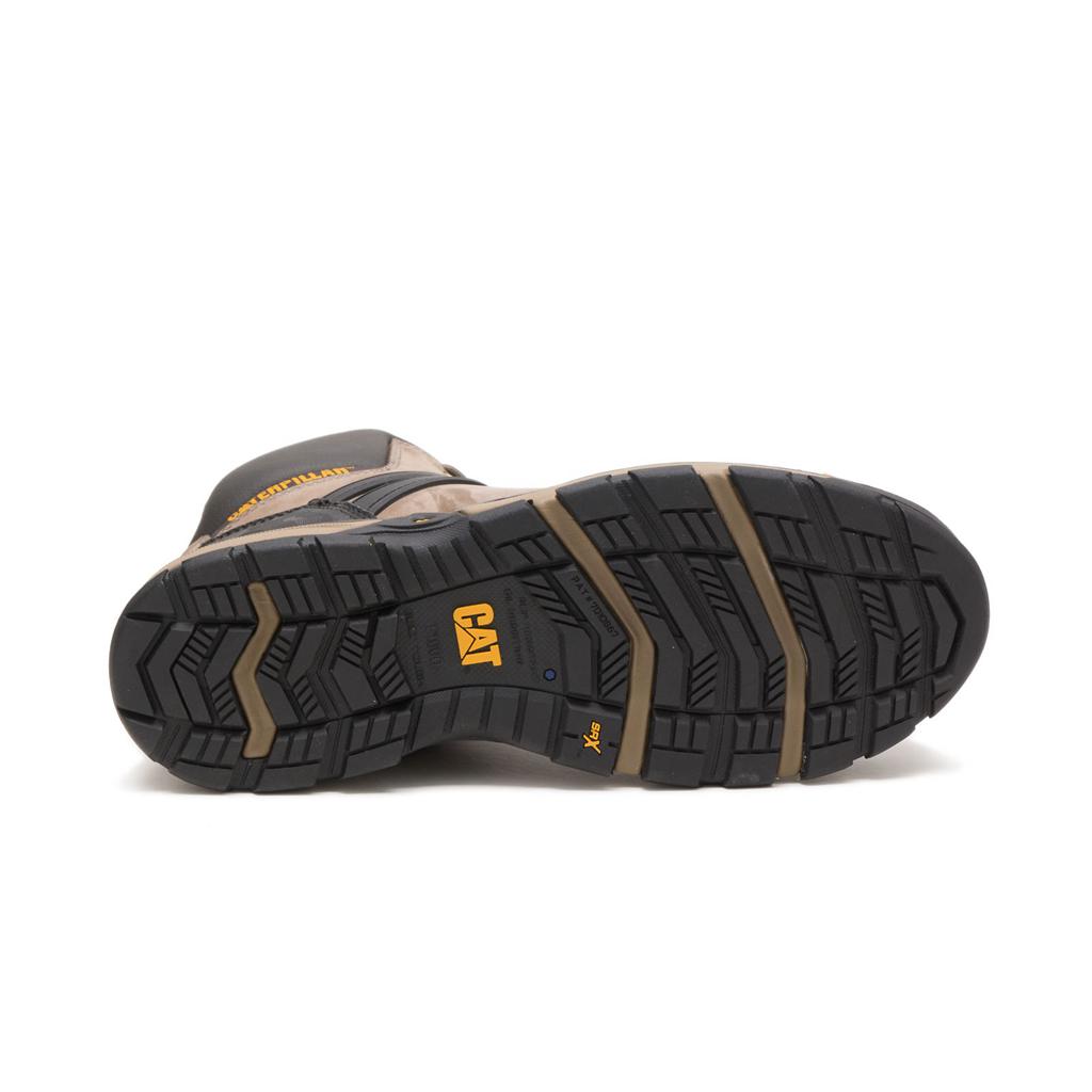 Kozaki Robocze Caterpillar Excavator Superlite Waterproof Nano Toe Męskie Brown/Black | NXJVY-9304