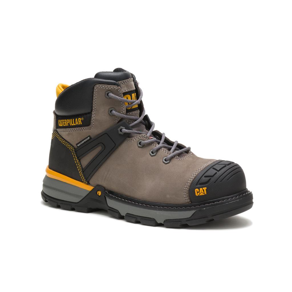 Kozaki Robocze Caterpillar Excavator Superlite Waterproof Nano Toe Csa Męskie Brown/Black | ROIUN-6952