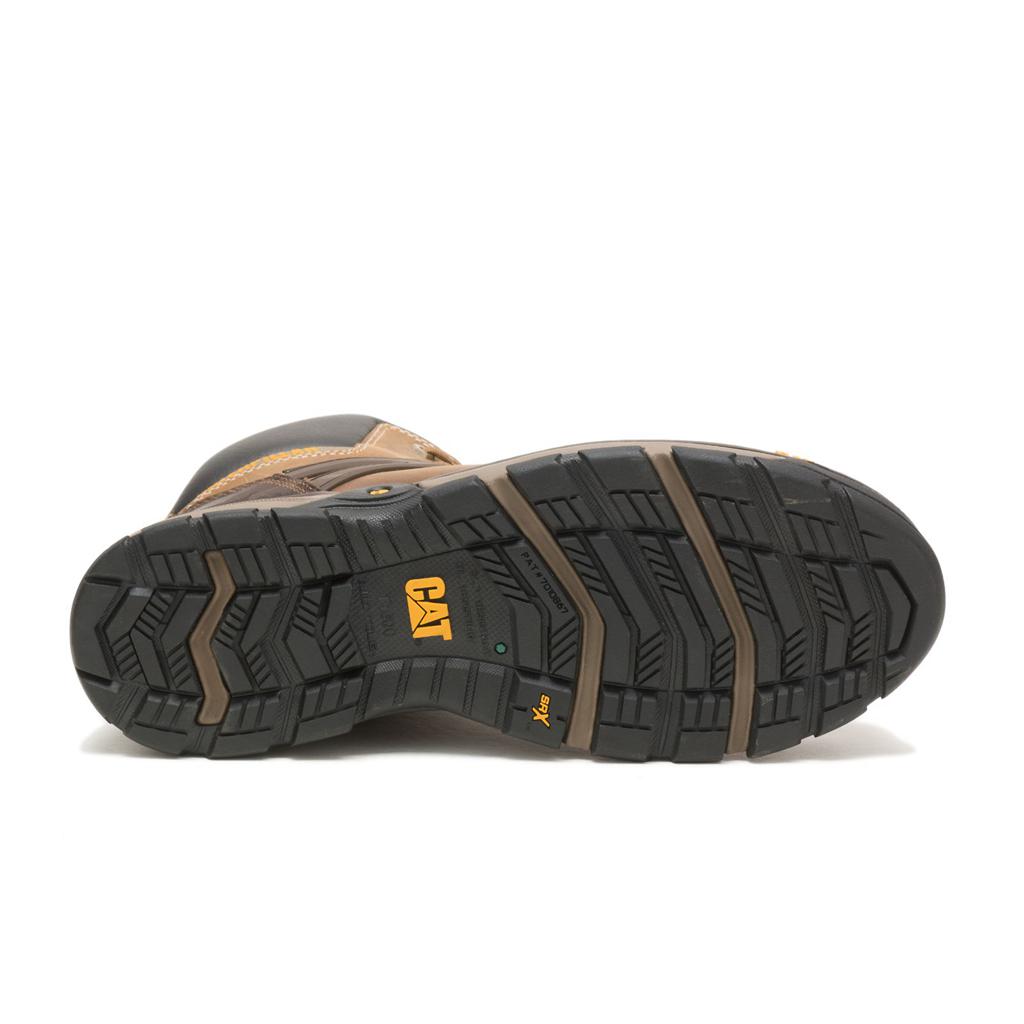 Kozaki Robocze Caterpillar Excavator Superlite Waterproof Nano Toe Csa Męskie Brązowe | RSZNL-0978