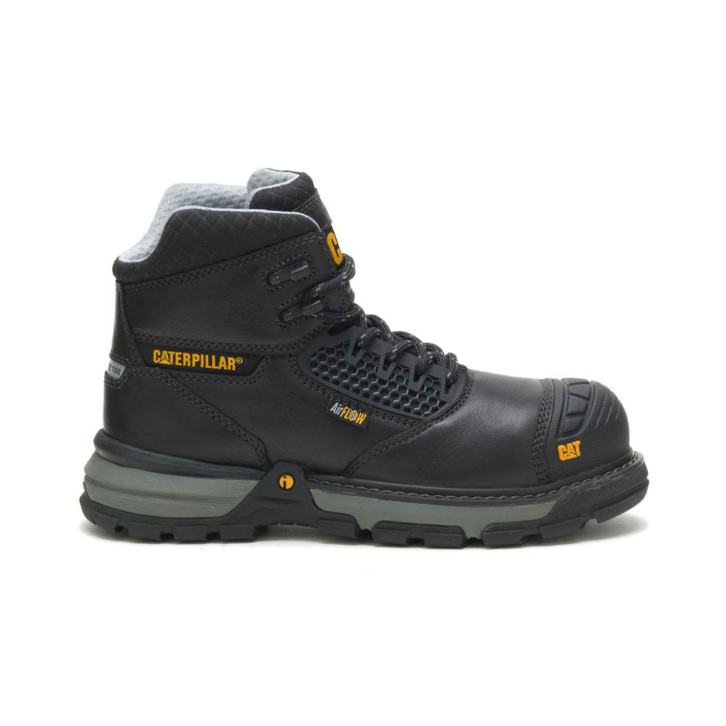 Kozaki Robocze Caterpillar Excavator Superlite Cool Carbon Composite Toe Damskie Czarne | UTEHK-7892