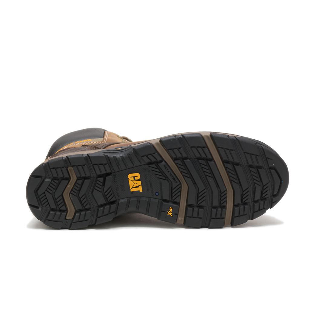 Kozaki Robocze Caterpillar Excavator Superlite Waterproof Nano Toe Męskie Brown/Black | YAHTQ-1763