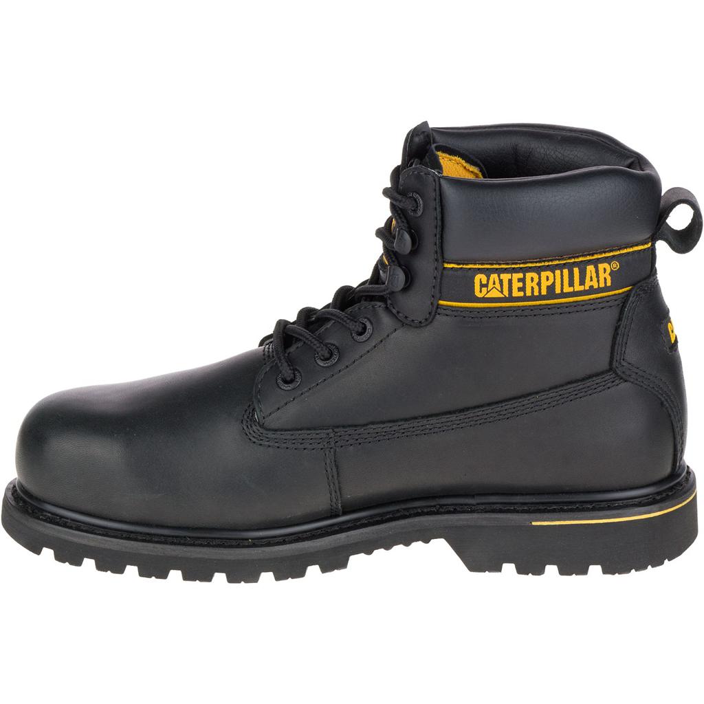 Kozaki Robocze Caterpillar Holton Steel Toe S3 Hro Src Męskie Czarne | OERKX-3284