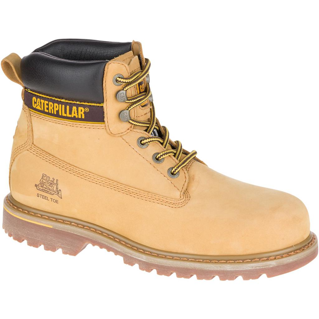 Kozaki Robocze Caterpillar Holton Steel Toe S3 Hro Src Męskie Pomarańczowe | XUNJG-5248