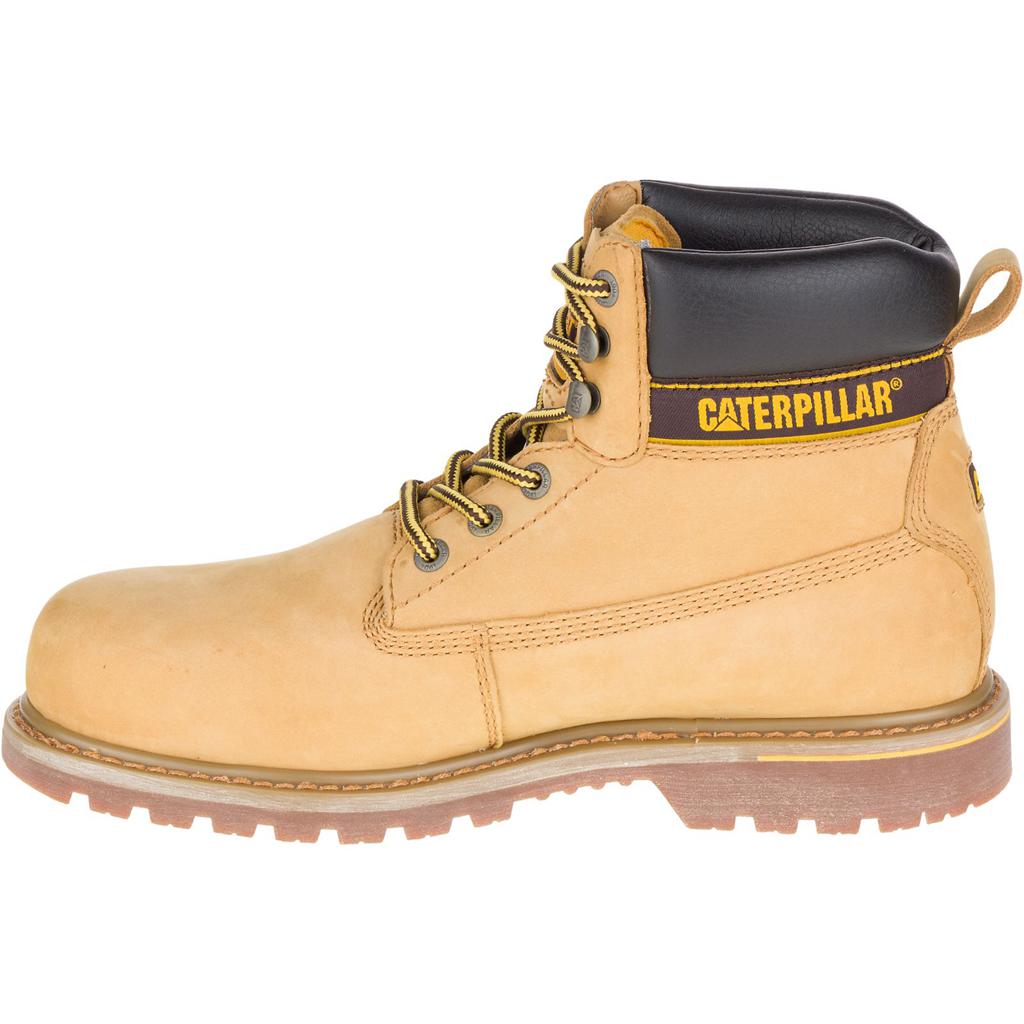 Kozaki Robocze Caterpillar Holton Steel Toe S3 Hro Src Męskie Pomarańczowe | XUNJG-5248