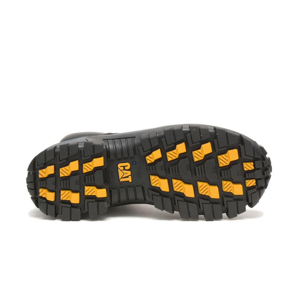 Kozaki Robocze Caterpillar Invader Hi Steel Toe Męskie Czarne | DWMTN-4957