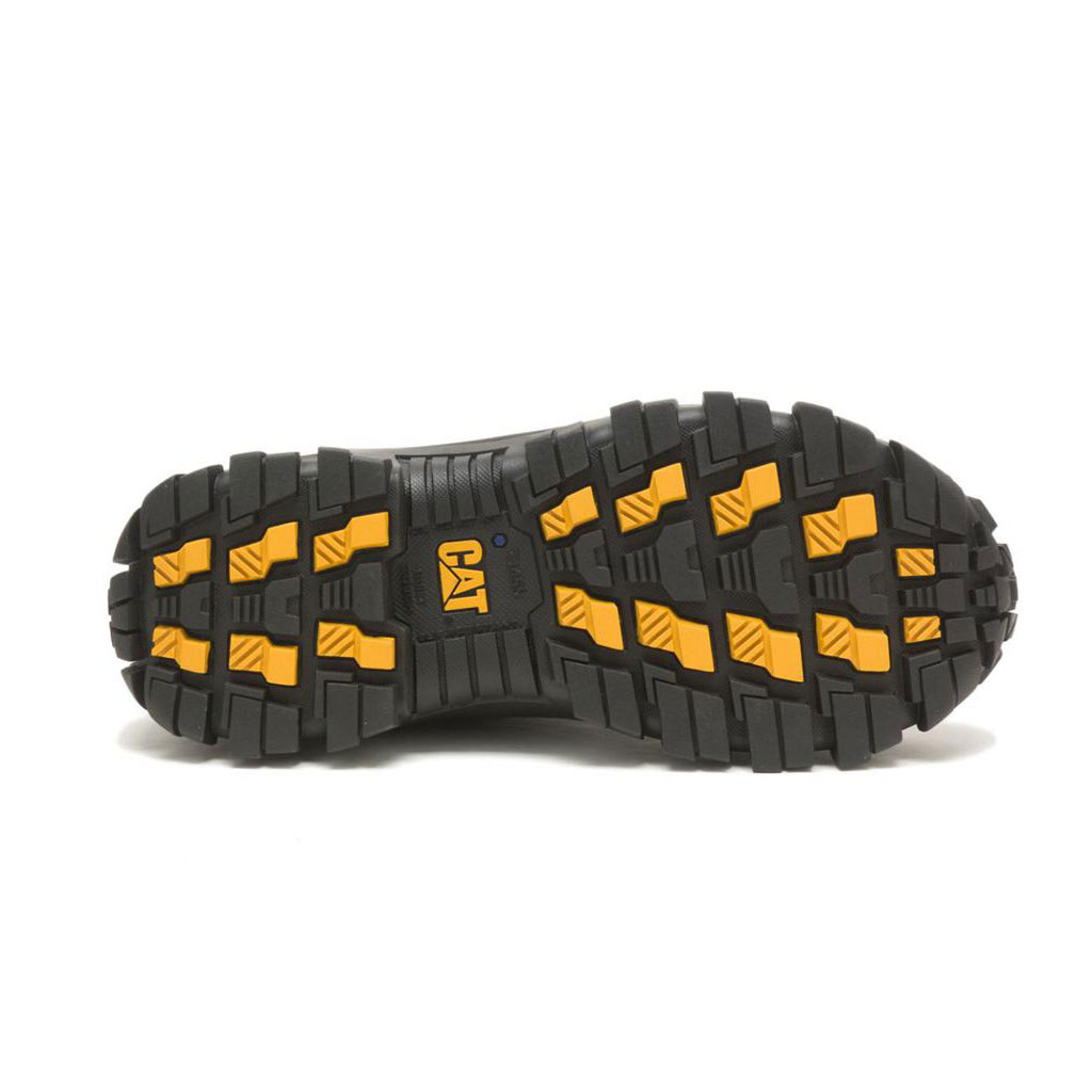 Kozaki Robocze Caterpillar Invader Steel Toe Damskie Czarne Głęboka Niebieskie | ZBULK-9517