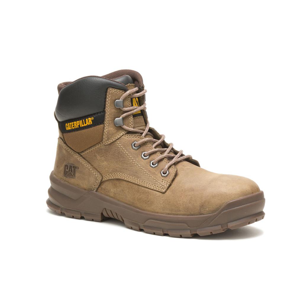 Kozaki Robocze Caterpillar Mobilize Alloy Toe Męskie Khaki | AXGME-3589