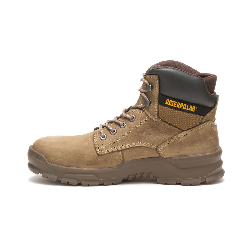 Kozaki Robocze Caterpillar Mobilize Alloy Toe Męskie Khaki | AXGME-3589