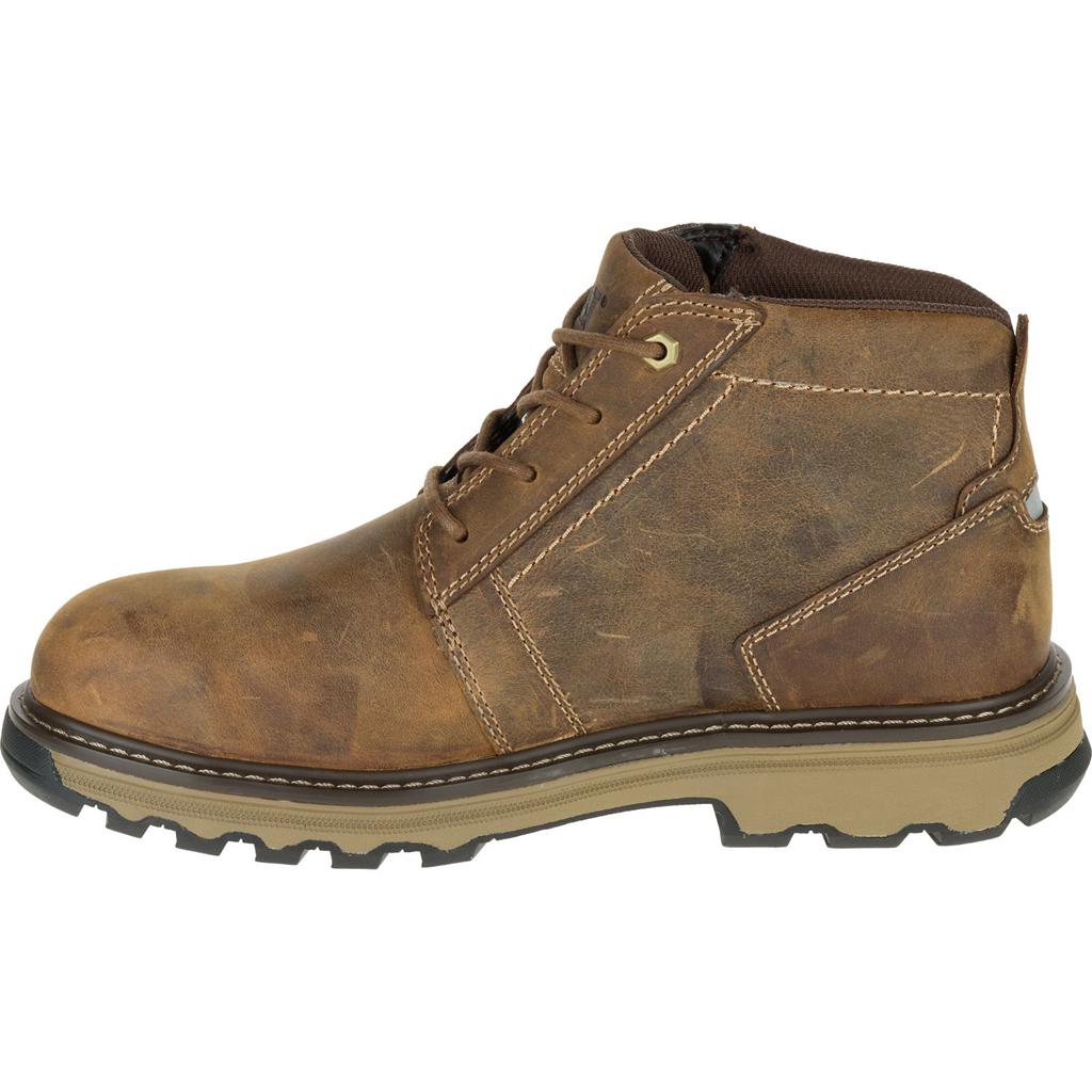 Kozaki Robocze Caterpillar Parker Steel Toe S1p Hrc Sra Męskie Ciemny Beżowe | HWCUB-6387