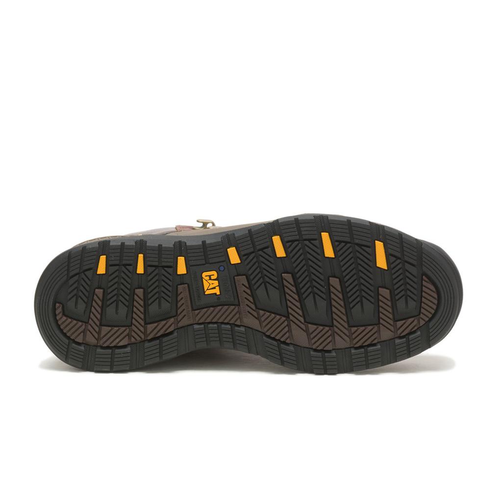 Kozaki Robocze Caterpillar Provoke Mid Waterproof Alloy Toe Męskie Brązowe | IVRPO-3957