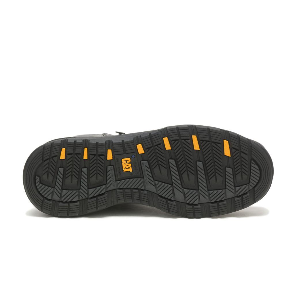 Kozaki Robocze Caterpillar Provoke Mid Waterproof Alloy Toe Męskie Czarne | MPZLD-5391