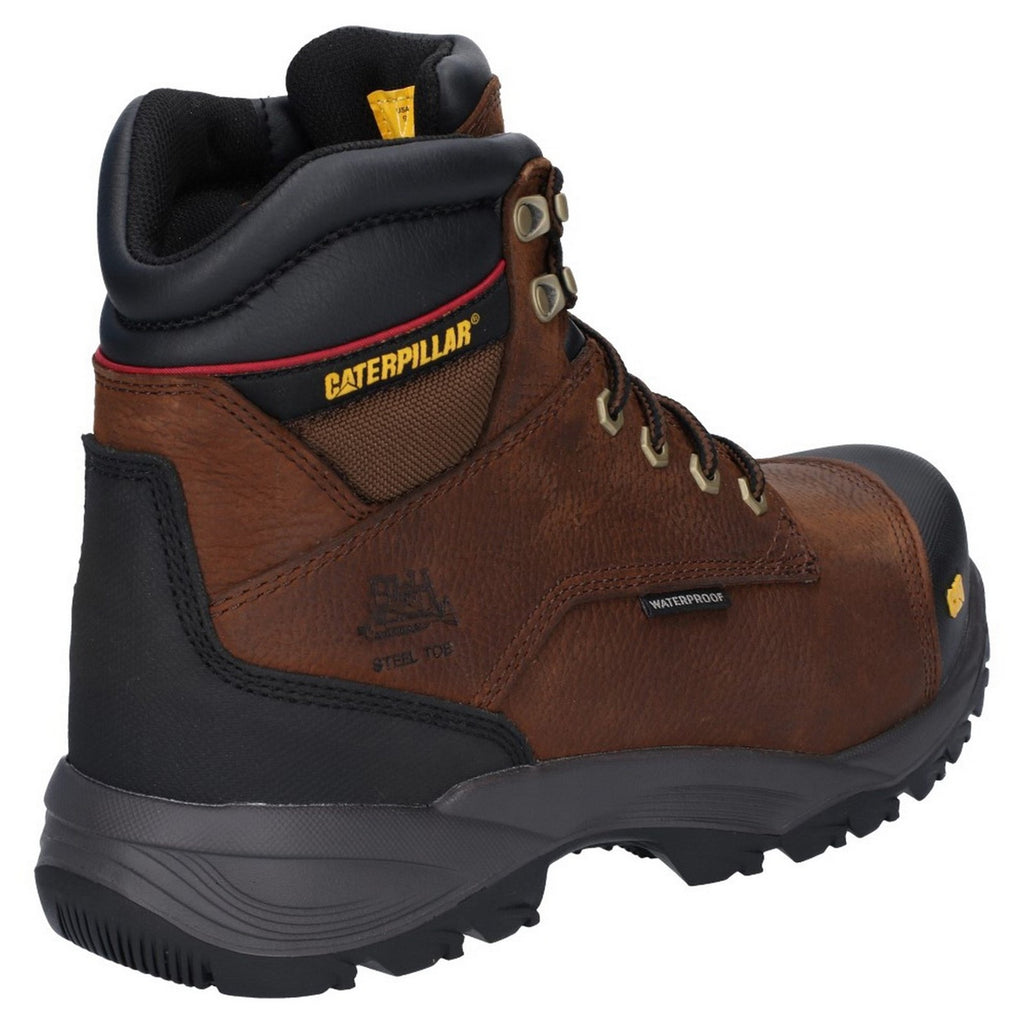 Kozaki Robocze Caterpillar Spiro Waterproof S3 Męskie Ciemny Brązowe | JYMER-4617