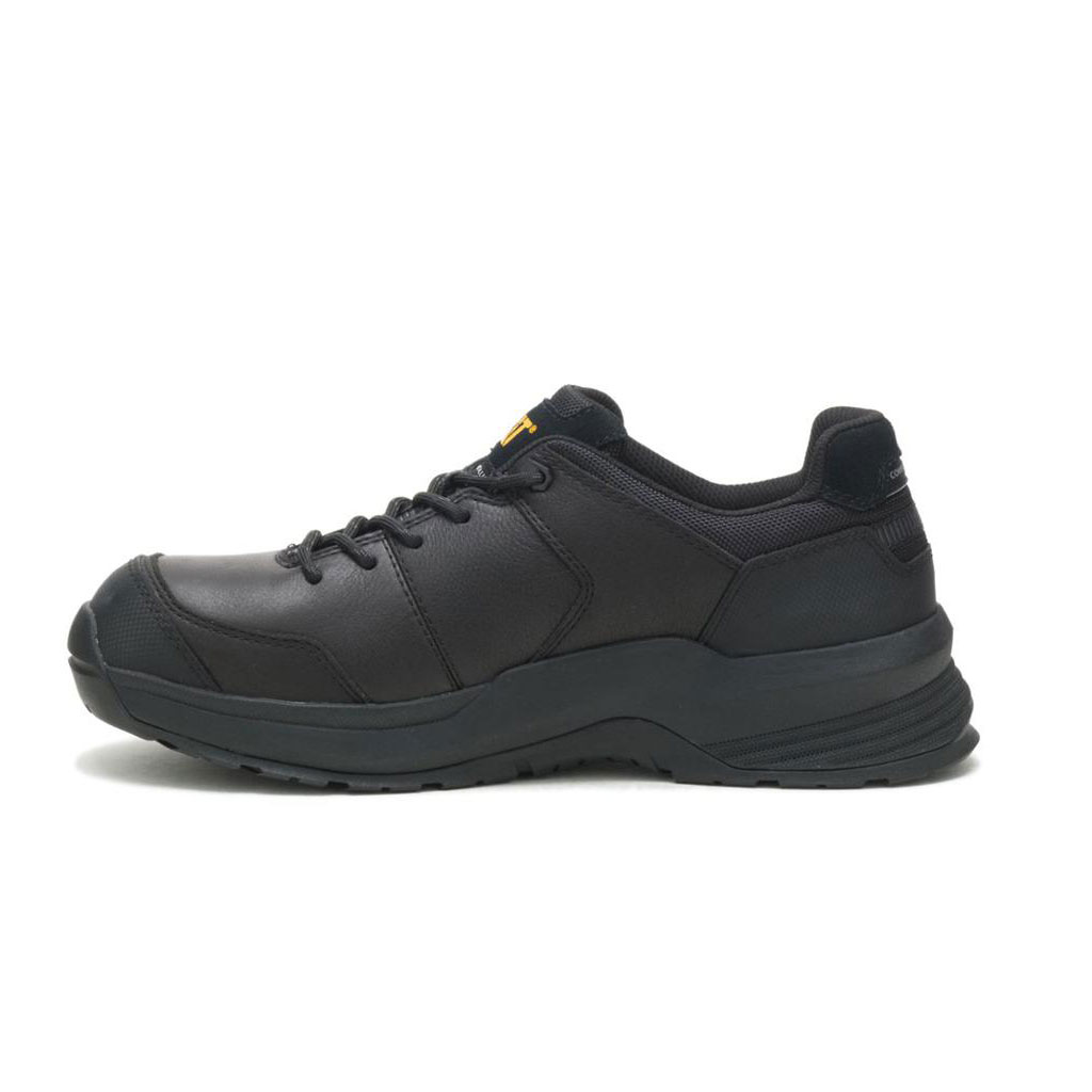 Kozaki Robocze Caterpillar Streamline 2.0 Leather Composite Toe Męskie Czarne | TNYRX-3914