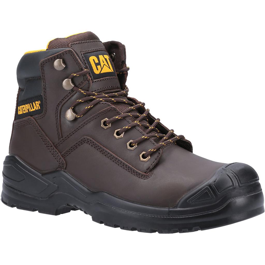 Kozaki Robocze Caterpillar Striver Bump Steel Toe S3 Src Męskie Brązowe | AETVF-5869