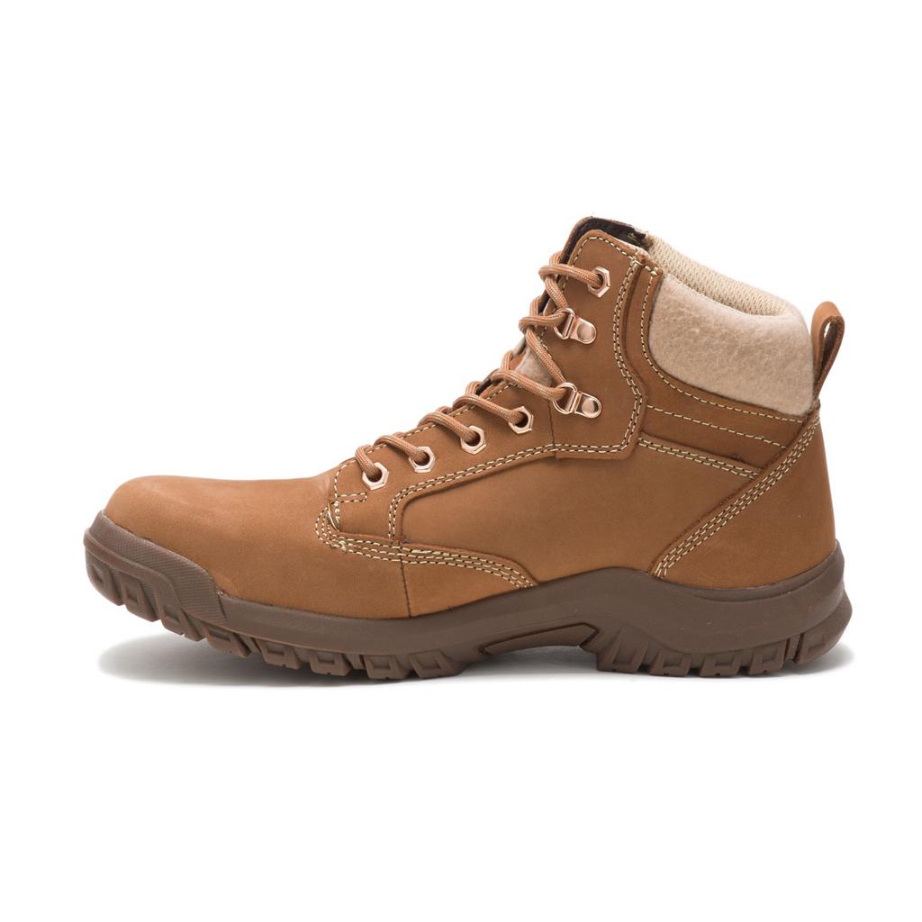 Kozaki Robocze Caterpillar Tess Steel Toe Damskie Pomarańczowe | QLBTO-7319