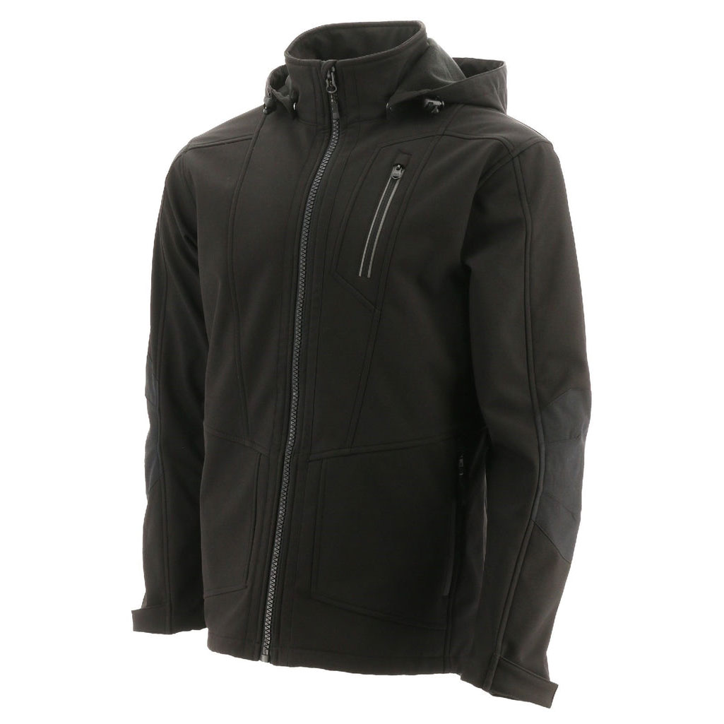 Kurtka Caterpillar Mercury Soft Shell Męskie Czarne | FLDAH-5467