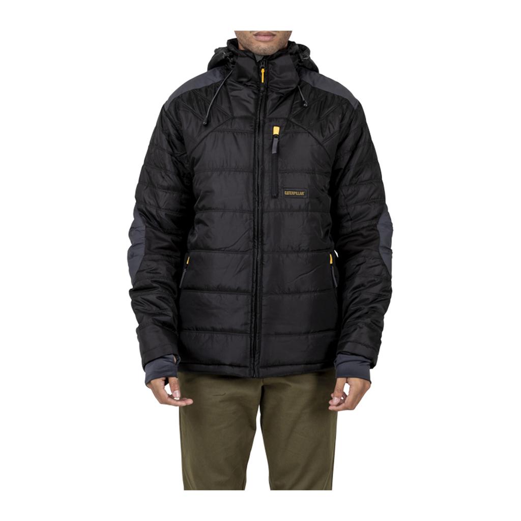 Kurtka Caterpillar Triton Insulated Puffer Męskie Czarne | YWOEJ-6908