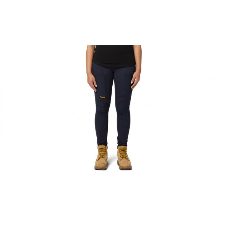 Legging Caterpillar Robocze Stretch Damskie Granatowe | WIVOB-9541