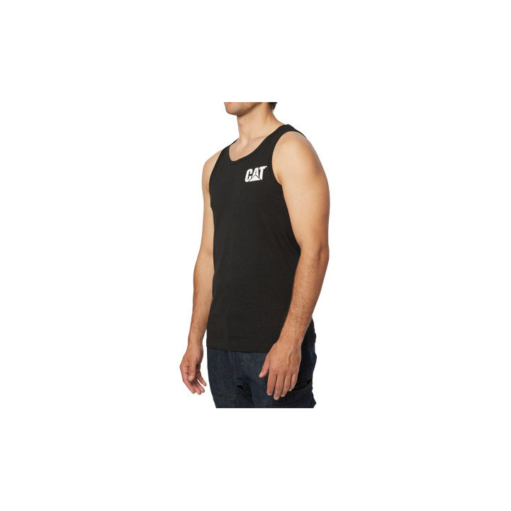 Singlet Caterpillar Trademark Damskie Czarne | HXZVW-8796