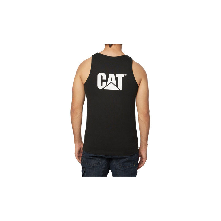 Singlet Caterpillar Trademark Damskie Czarne | HXZVW-8796